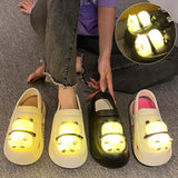 🔥 Cute Slipper With Panda Lamp Summer Sandales Femme Light Funny Woman Slippers Shoes Women