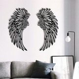 🔥 1 PAIR ANGEL WINGS METAL WALL ART WITH LED LIGHTS-🎁
