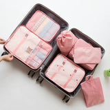✈6 pieces portable luggage packing cubes🧳