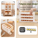 Egg Holder for Fridge, Eggs Dispenser Auto Rolling