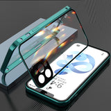 Compatible with Apple for Iphone13 12pro Double Sided Buckle Magnetic Phone Case