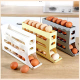 Egg Holder for Fridge, Eggs Dispenser Auto Rolling