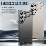 Samsung S24/S23 alloy hollow bare-feel mobile phone case