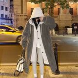 🔥LAST DAY 48% OFF🔥 2-Layered Lambswool Hooded Coat Jacket