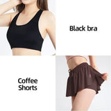 🔥Women's Fitness Sports Bra High Waist Shorts Two Piece Set（Free shipping for two sets）