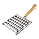 Removable Stainless Steel Sausage Grill Rolling Grill