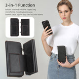 Compatible with Apple , Removable Wallet Backpack Strong Adhesion Leather Flip Phone Case