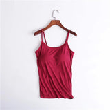 Loose-fitting Tank Top With Built-in Bra