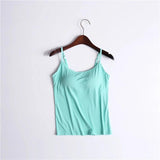 Loose-fitting Tank Top With Built-in Bra