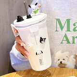 600ml Stretchy Straw Coffee Carry-Cup