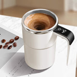 Electric Coffee Mug USB Rechargeable Automatic Magnetic Mug Kitchen Gadgets