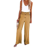 2024 Hot Sale🔥Linen Blend High Rise Smocked Pants