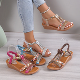 🔥Last Day Promotion - Women's New Summer Rhinestone Open Toe Orthopaedic Sandals