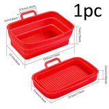 (🎁2024 New Year 🎁)Foldable Air Fryer Silicone Baking Tray