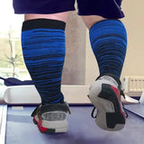 Colorful Pattern Plus Size Compression Socks(3 Pairs)