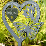 Memorial Gift Butterfly Ornament Garden Plaque