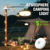 Multifunctional LED Outdoor Camping Colorful Atmosphere String Lights