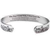 The Day I Lost You Memorial Bracelet