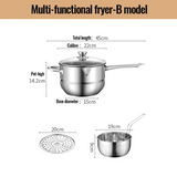 Multipurpose Stainless Steel Saucepan