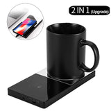 2-in-1 Heated Cup Warmer Wireless Charger