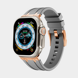 New XAP Metal Head Silicone Band For Apple Watch