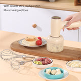 Multifunctional Cordless Electric Whisk Cleaning Brush Mini Handheld Baking Tool