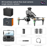 🔥(FREE SHIPPING)🔔 Drone with 8K camera for adults, v196 rc quadcopter with auto return, follow me, brushless motor, circular flight, waypoint, altitude hold, headless mode, 28 minutes long flight time!!