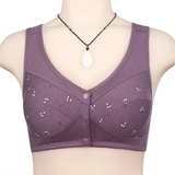 🌷 New Design for Senior Front Closure Cotton Bra