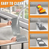 🔥 LAST DAY SALE BUY ONE GET ONE FREE (2 PIECES) 🔥 Neat Splash Proof Faucet Shield and Drain Pad