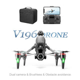 🔥(FREE SHIPPING)🔔 Drone with 8K camera for adults, v196 rc quadcopter with auto return, follow me, brushless motor, circular flight, waypoint, altitude hold, headless mode, 28 minutes long flight time!!