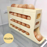 Egg Holder for Fridge, Eggs Dispenser Auto Rolling