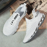 Breathable Fly Weave Casual Men's Trend Blade Fish Scale Sneakers