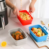 (🎁2024 New Year 🎁)Foldable Air Fryer Silicone Baking Tray