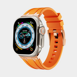 New XAP Metal Head Silicone Band For Apple Watch