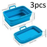 (🎁2024 New Year 🎁)Foldable Air Fryer Silicone Baking Tray