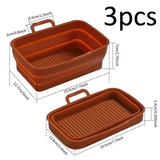 (🎁2024 New Year 🎁)Foldable Air Fryer Silicone Baking Tray