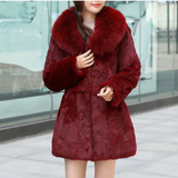 [Best Gift for Her] Women's Faux Mink Jacket