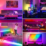 RGB light strip 44 keys bluetooth music rgb light strip set