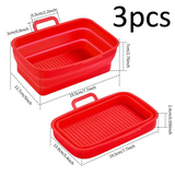 (🎁2024 New Year 🎁)Foldable Air Fryer Silicone Baking Tray