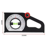 Portable mechanical inclinometer