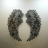 🔥 1 PAIR ANGEL WINGS METAL WALL ART WITH LED LIGHTS-🎁