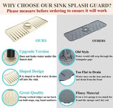 🔥 LAST DAY SALE BUY ONE GET ONE FREE (2 PIECES) 🔥 Neat Splash Proof Faucet Shield and Drain Pad