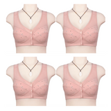 🌷 New Design for Senior Front Closure Cotton Bra