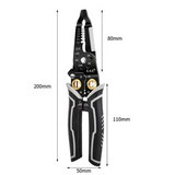 Multi-functional wire stripping pliers