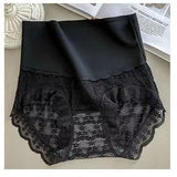 Women's Ice silk high waist lace panties