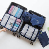 ✈6 pieces portable luggage packing cubes🧳