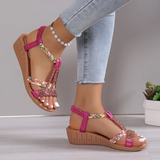 🔥Last Day Promotion - Women's New Summer Rhinestone Open Toe Orthopaedic Sandals