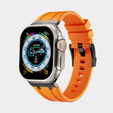 New XAP Metal Head Silicone Band For Apple Watch