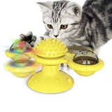 🔥 Interactive Windmill Cat Toys with Catnip