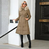 Women's Winter Mid-Length Slim Cotton Coat Jacket